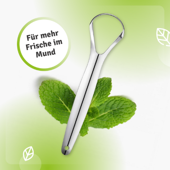 صورة Tongue cleaner – Tongue scraper made of stainless steel - B2B